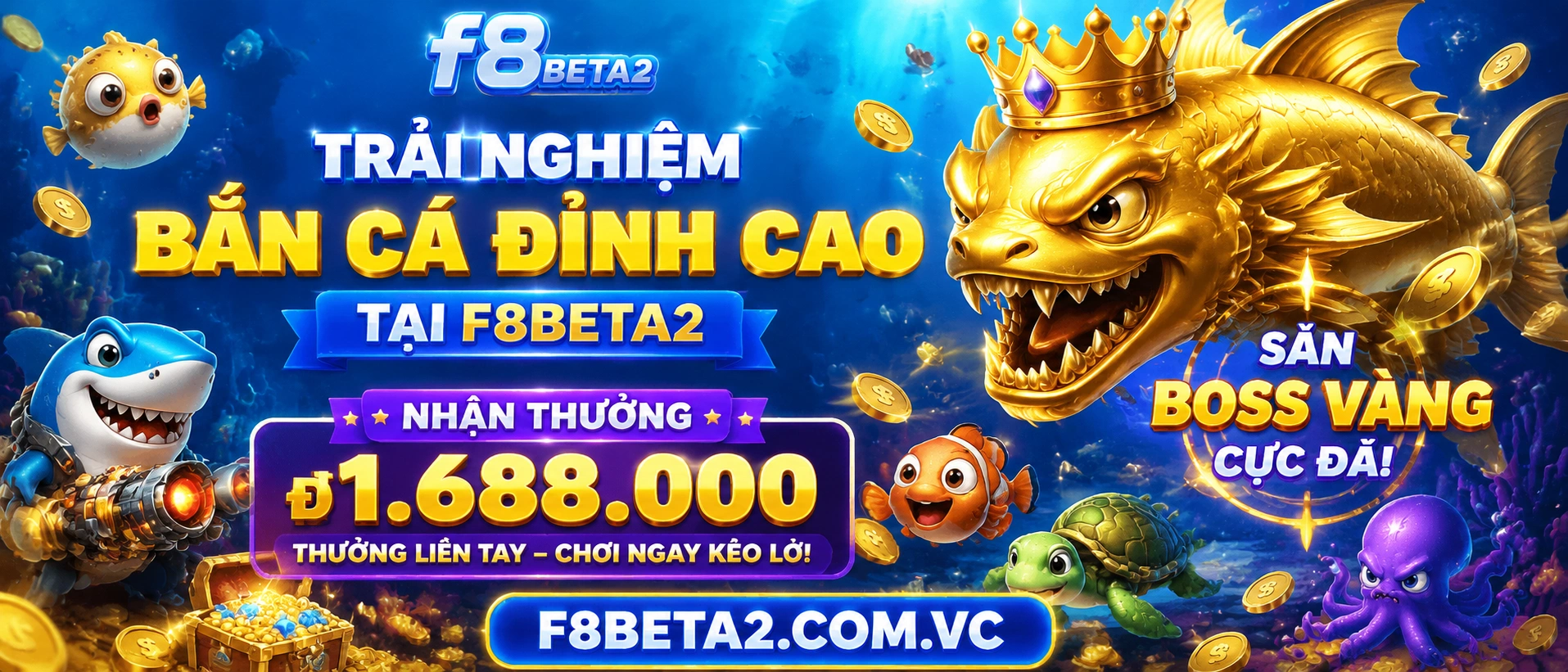 Bắn Cá f8beta2 sảnh game bắn cá online trên mobile